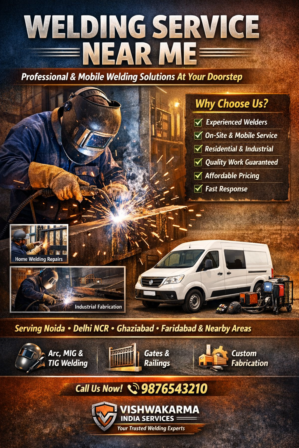 Welding Service Near Me – Professional & Mobile Welding Services at Your Doorstep